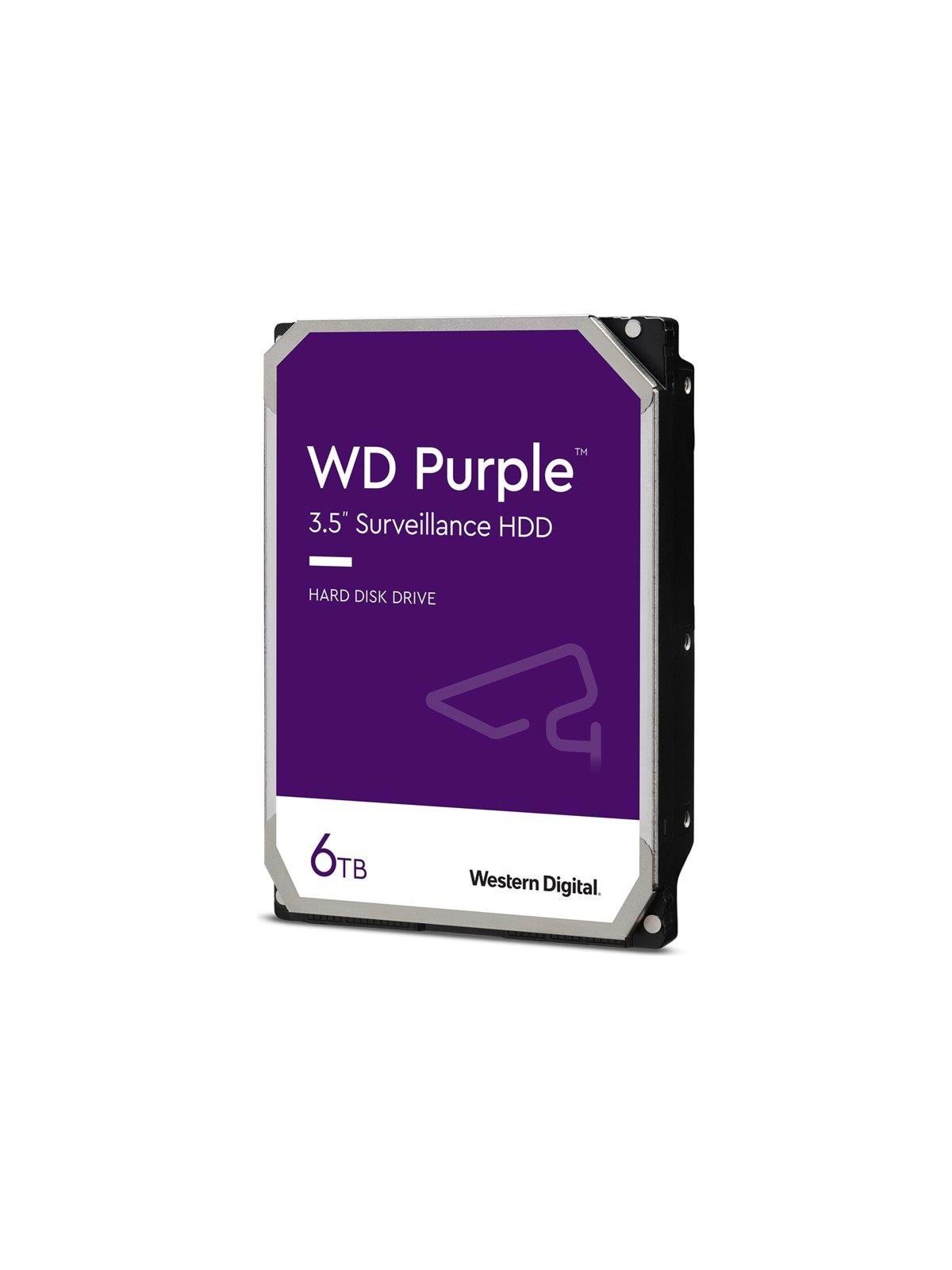 WD Purple - 6TB - Harddisk - WD64PURZ - SATA-600 - 3.5", Harddisk