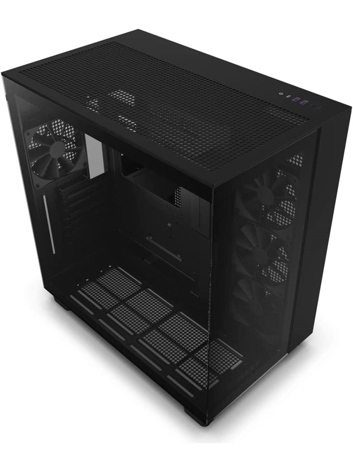 NZXT H9 Flow - All Black - Kabinet - Miditower - Sort, Kabinet