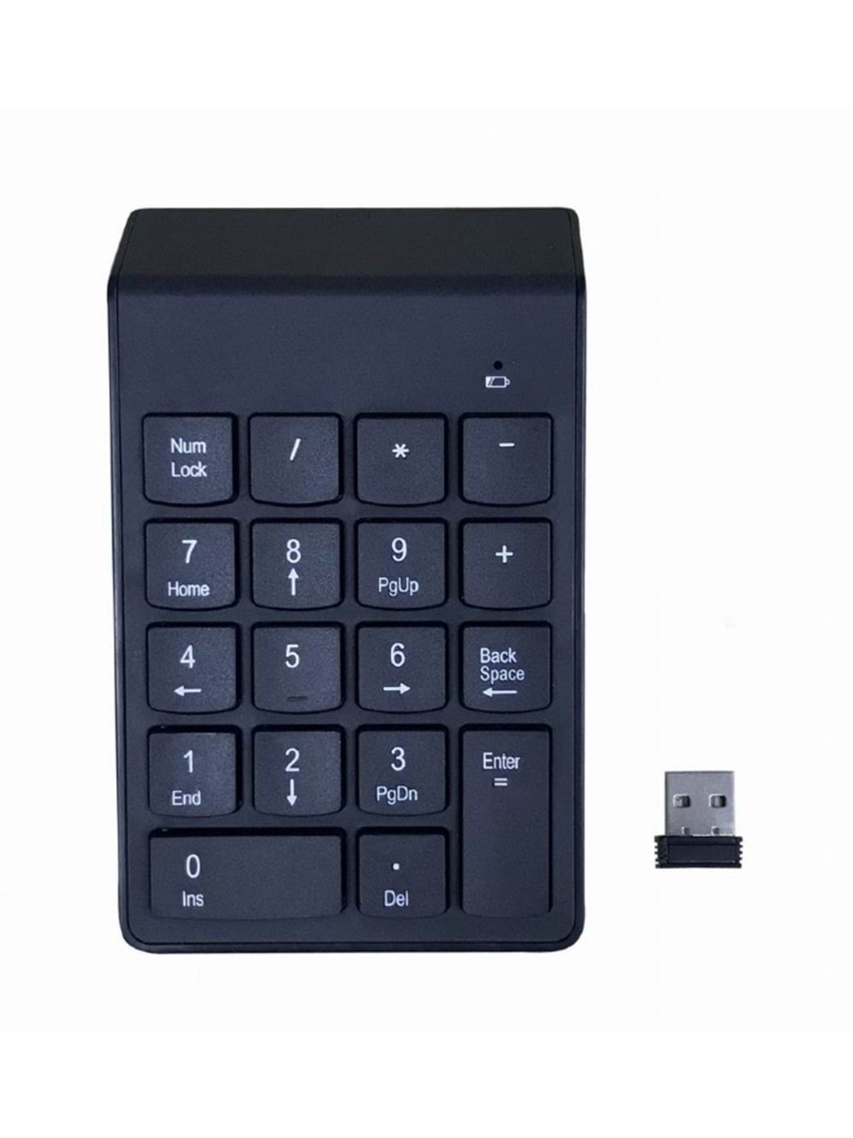Gembird Numeric keypad - wireless - Numpad - Sort, Tastatur