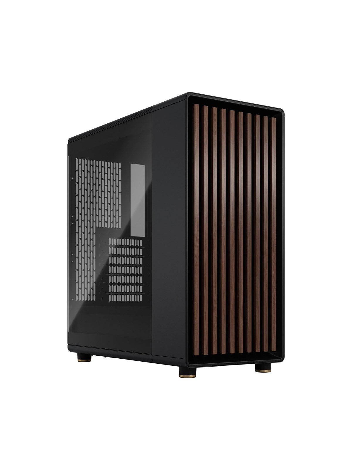Fractal Design North TG - Charcoal Black - Kabinet - Miditower - Sort, Kabinet