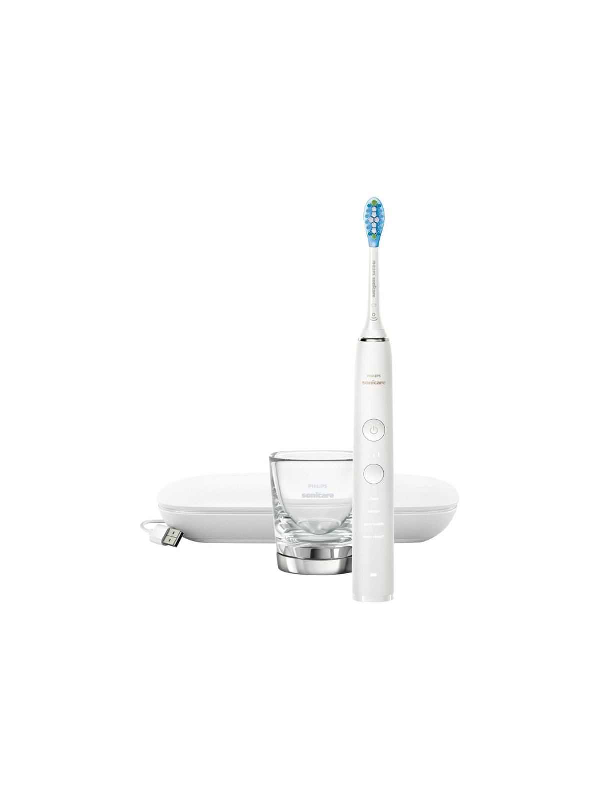 Philips Eltandbørste Sonicare DiamondClean 9000 HX9911/27 - White, El Tandbørste