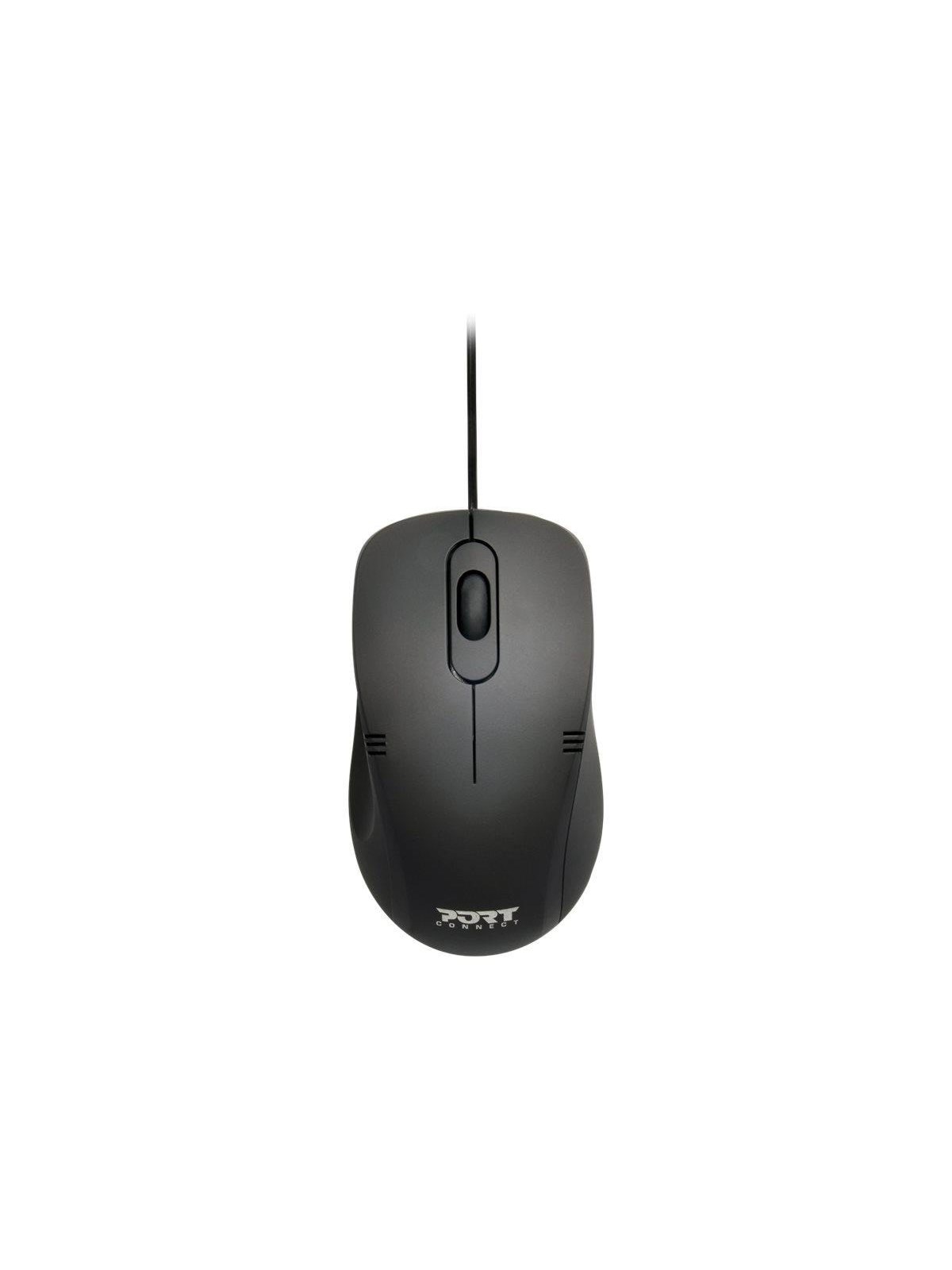 PORT Designs PORT OFFICE BUDGET PRO - Mus - Optisk - 3 knapper - Sort, Mus