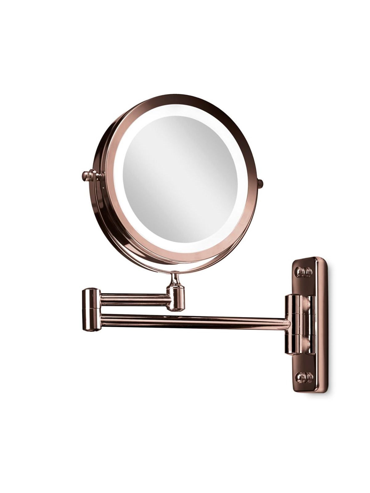 Gillian Jones double-sided wall mirror with LED light, Makeupspejl