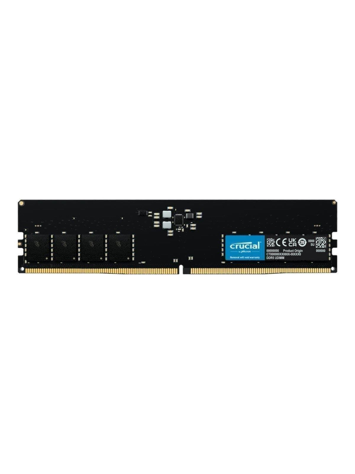 Crucial UDIMM DDR5-5600 - 16GB - CL46 - Single Channel (1 pcs) - AMD EXPO & Intel XMP - Sort
