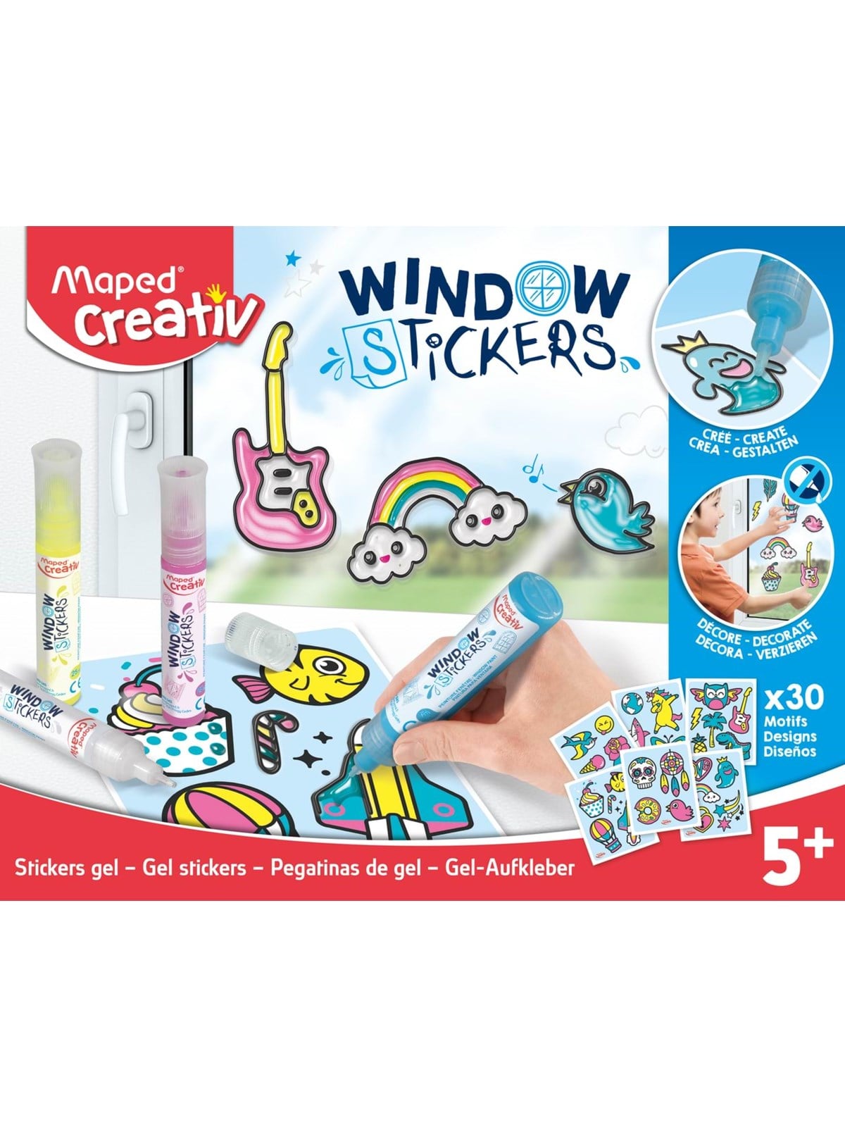 Maped Creativ vindues stickers, Tegneværktøj