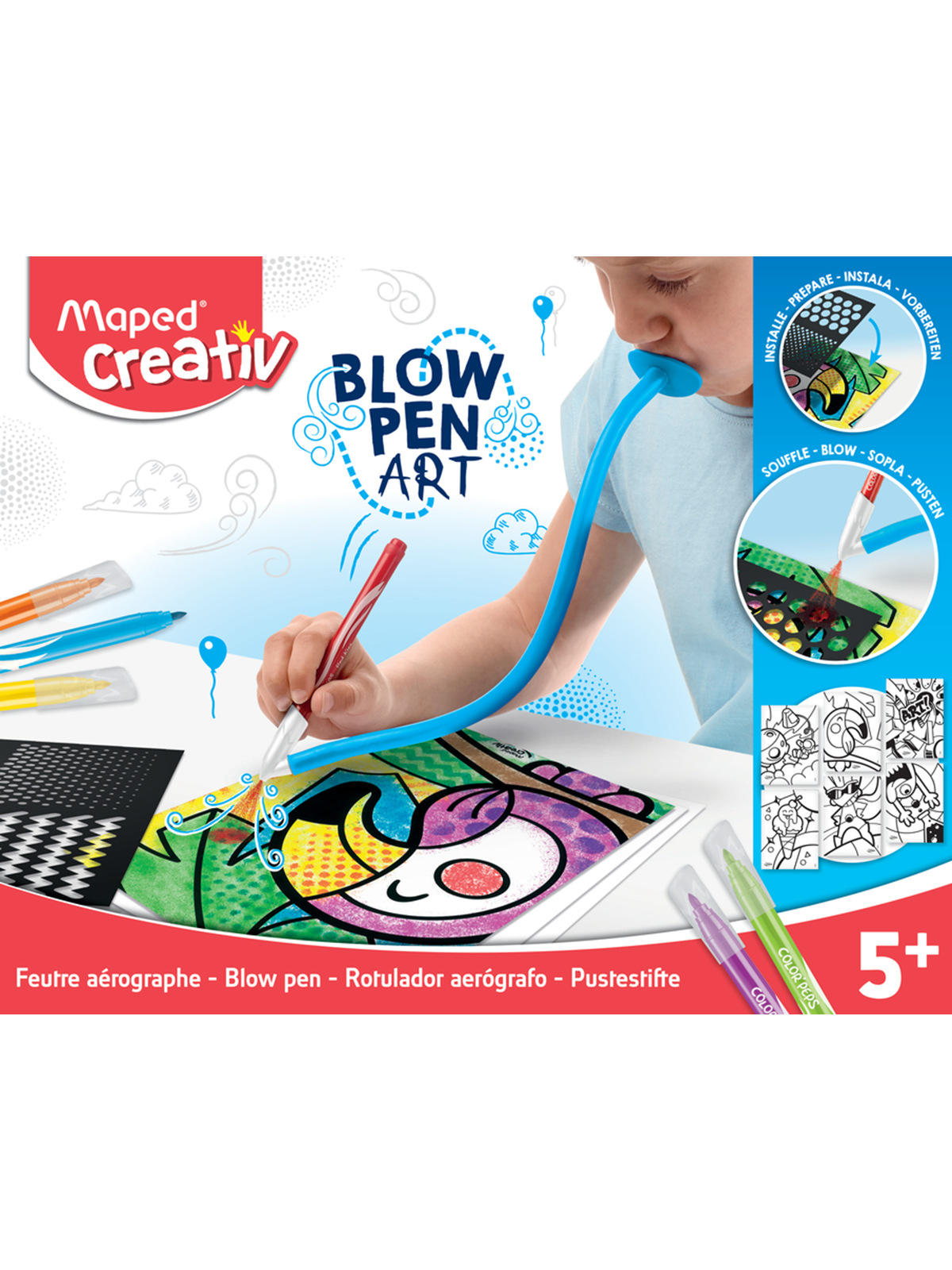 Maped Creativ Blowpen Pop Art, Tegneværktøj