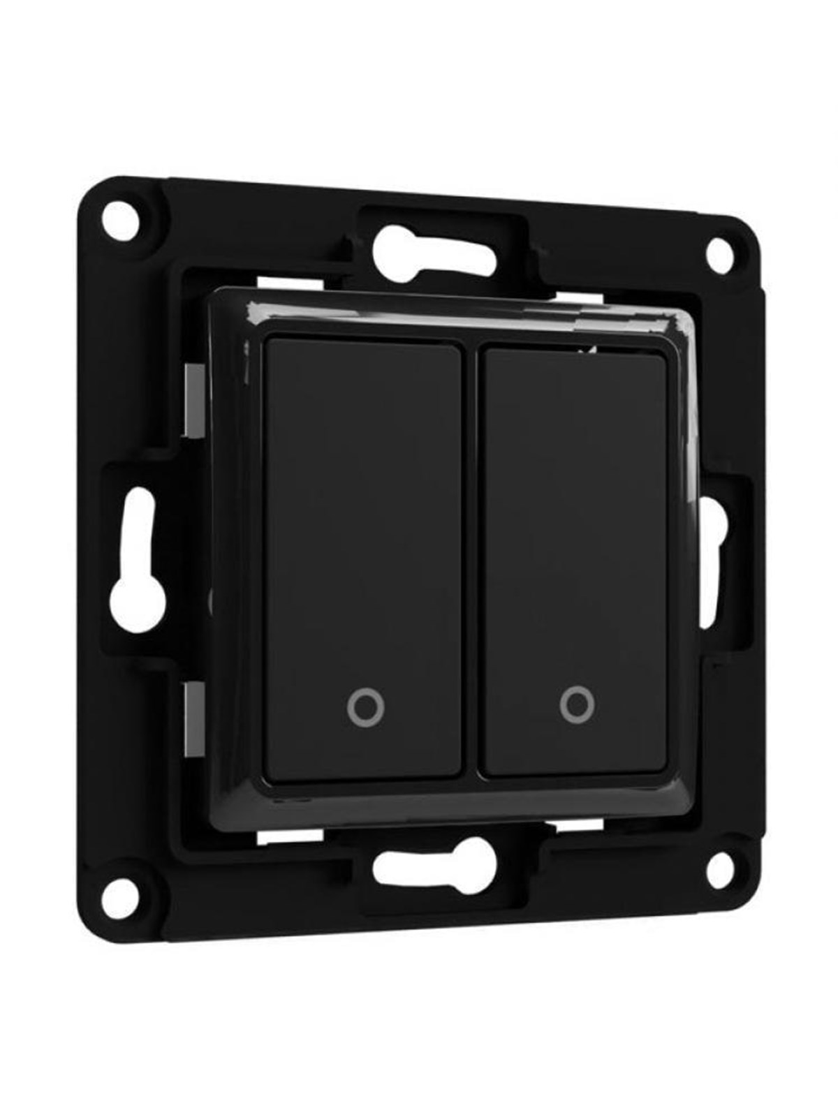 Shelly Wall Switch 2 Black, Smart Home