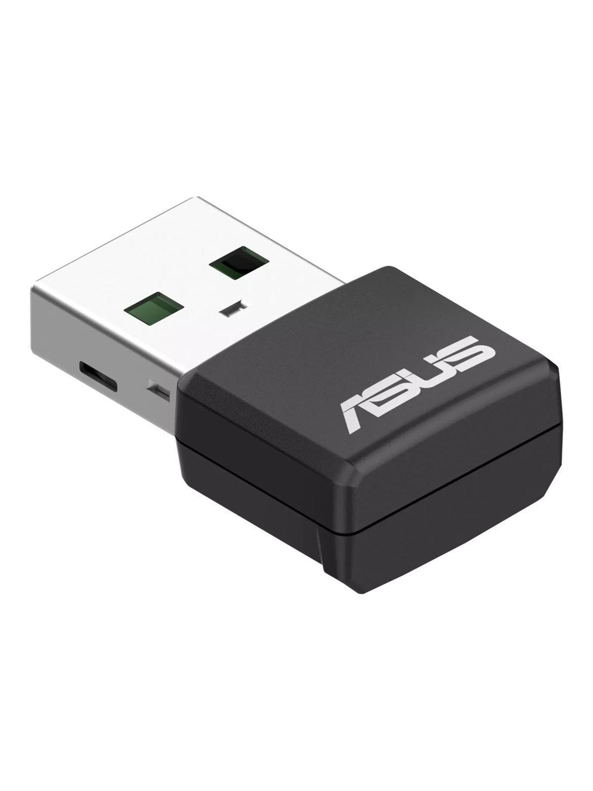 ASUS USB-AX55 Nano - USB 2.0 -Wi-Fi 6 - MU-MIMO, Netværksadapter