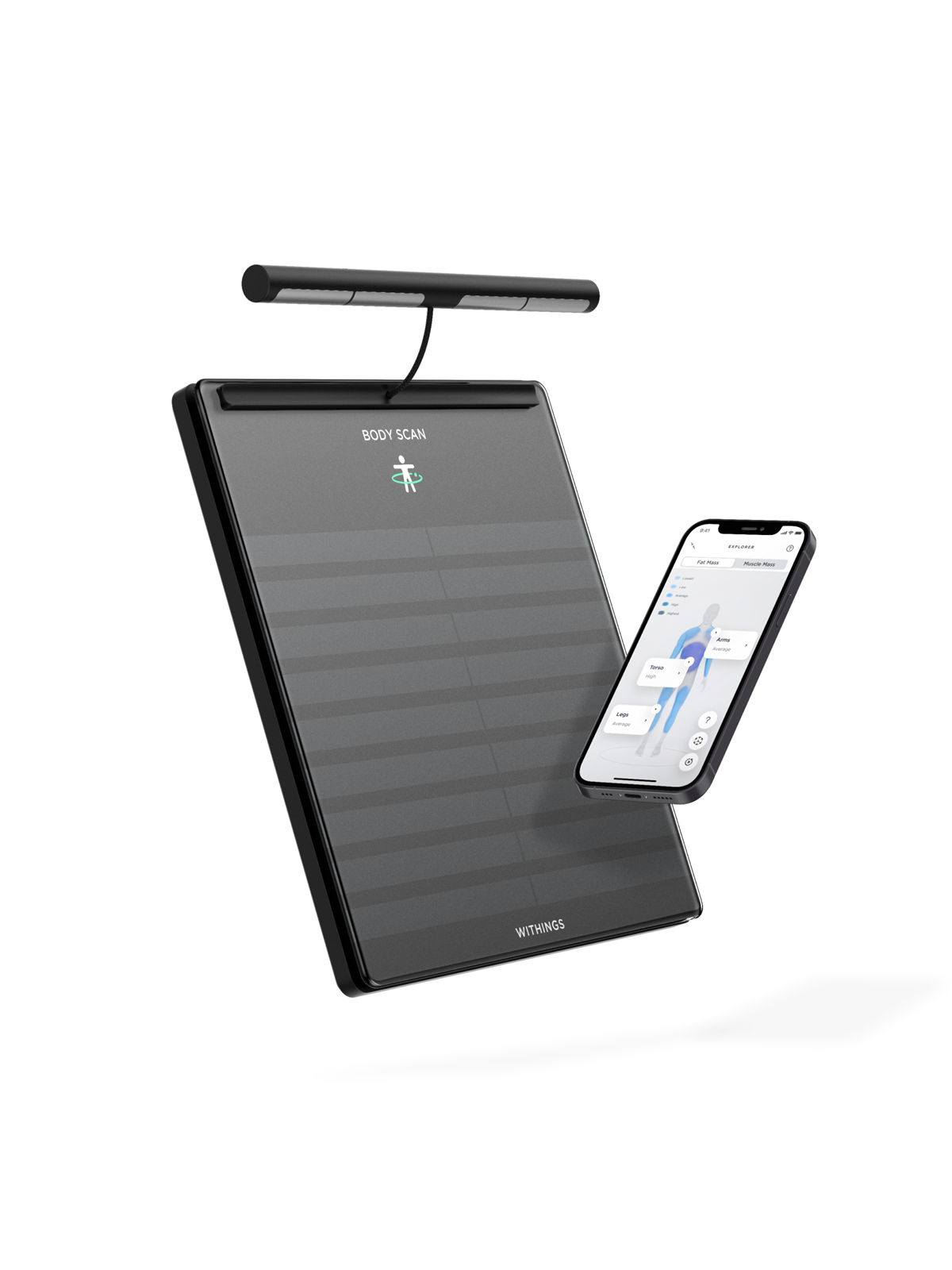 Withings Analysevægt Body Scan - Sort