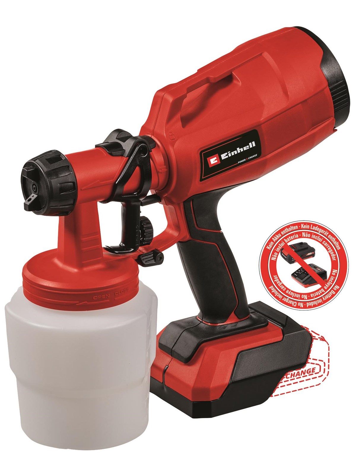 Einhell TC-SY 18/60 Li akku malersprøjte 18 volt u/batteri og lader, Værktøj