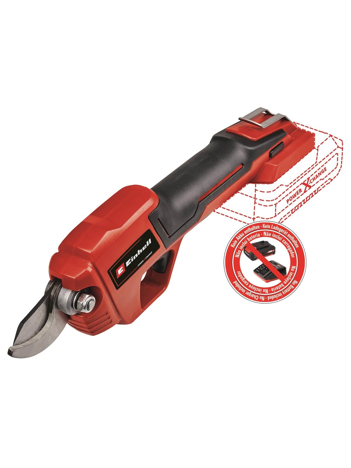 Einhell GE-LS 18 Li akku beskæresaks 28 mm u/batteri og lader, Haveredskab