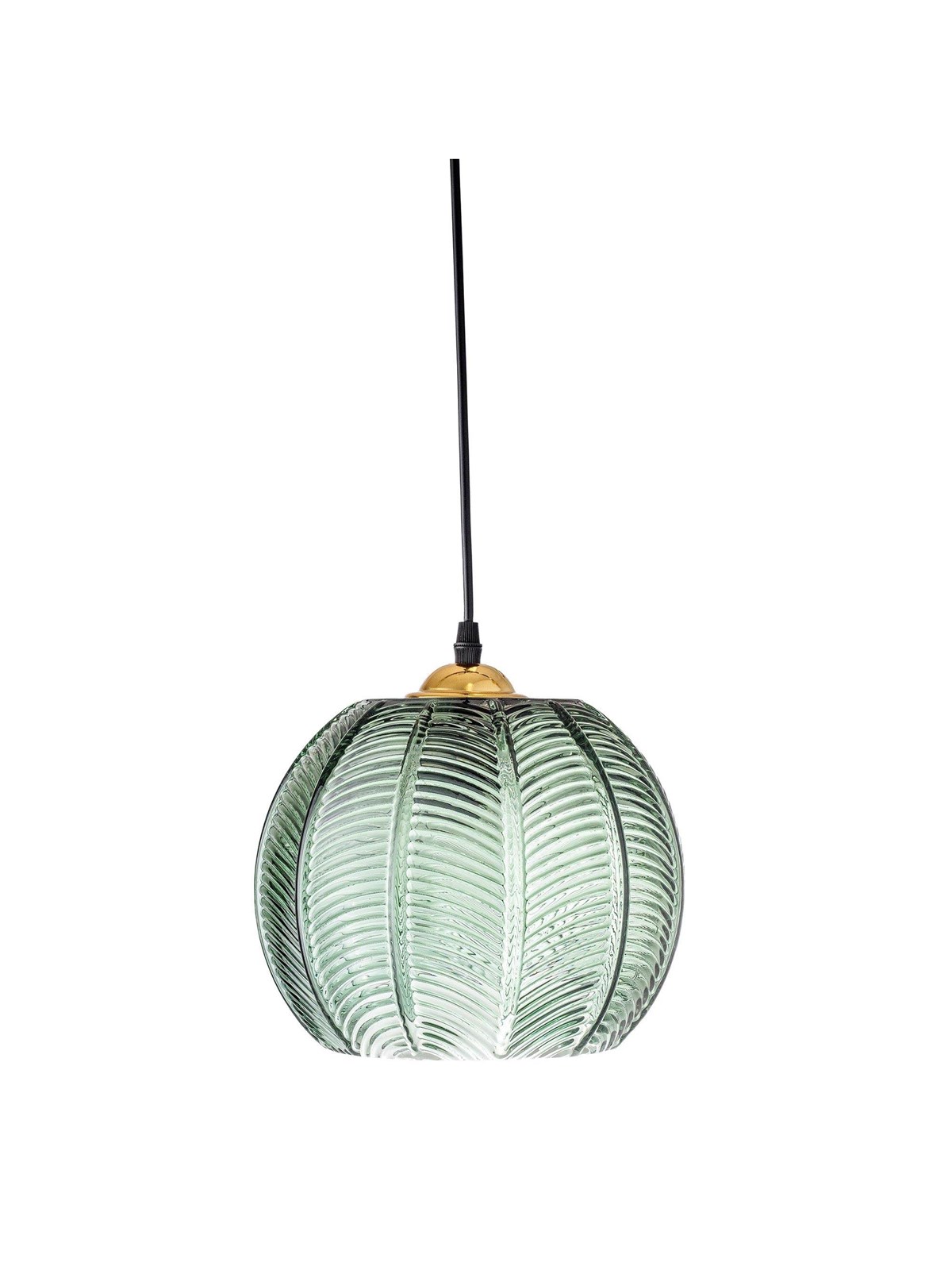 Bloomingville Glass Pendel Ø 22 cm - Green, Lampe