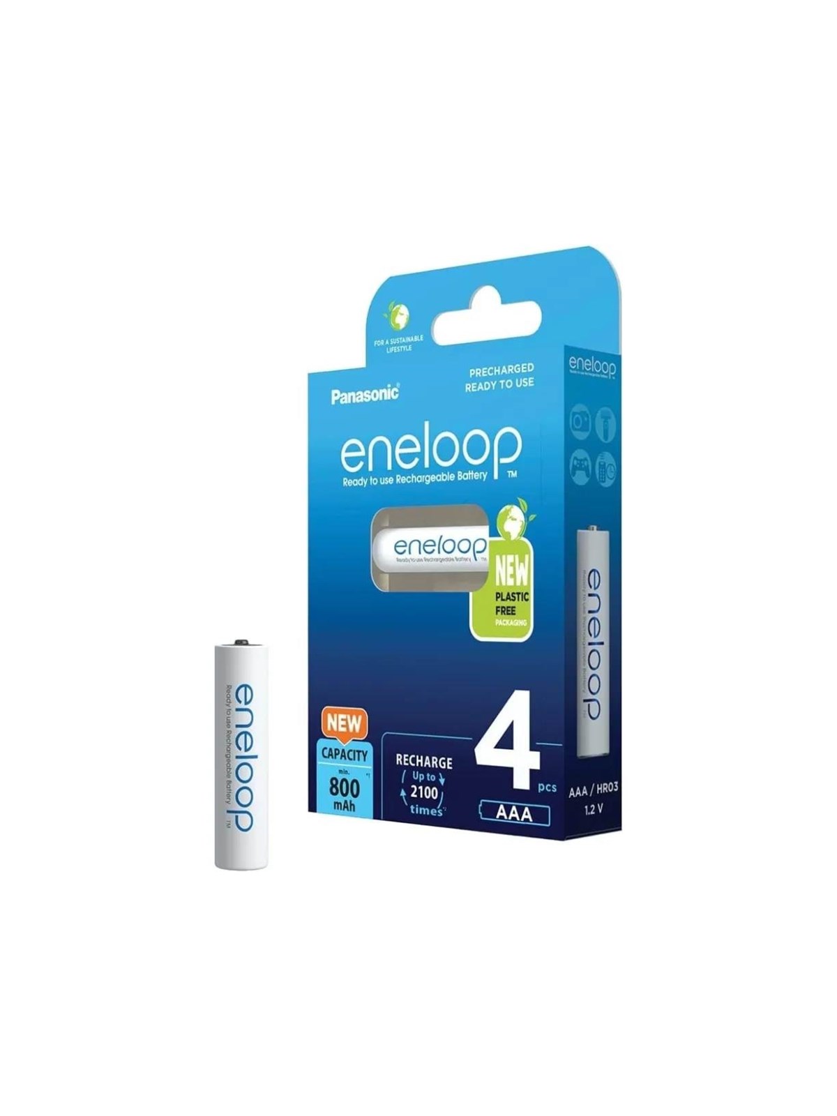 Panasonic eneloop BK-4MCDE battery - 4 x åA - NiMH, Batteri