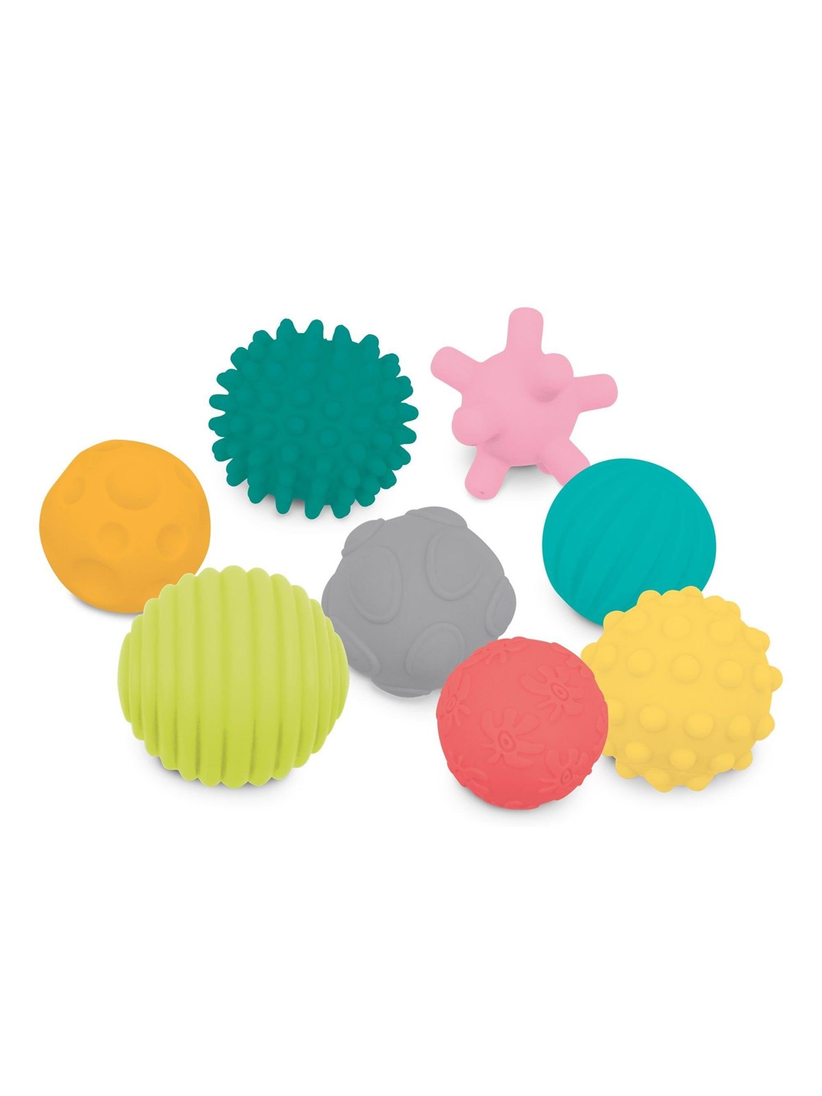 LUDI Sensory Balls - 8 pcs., Babylegetøj