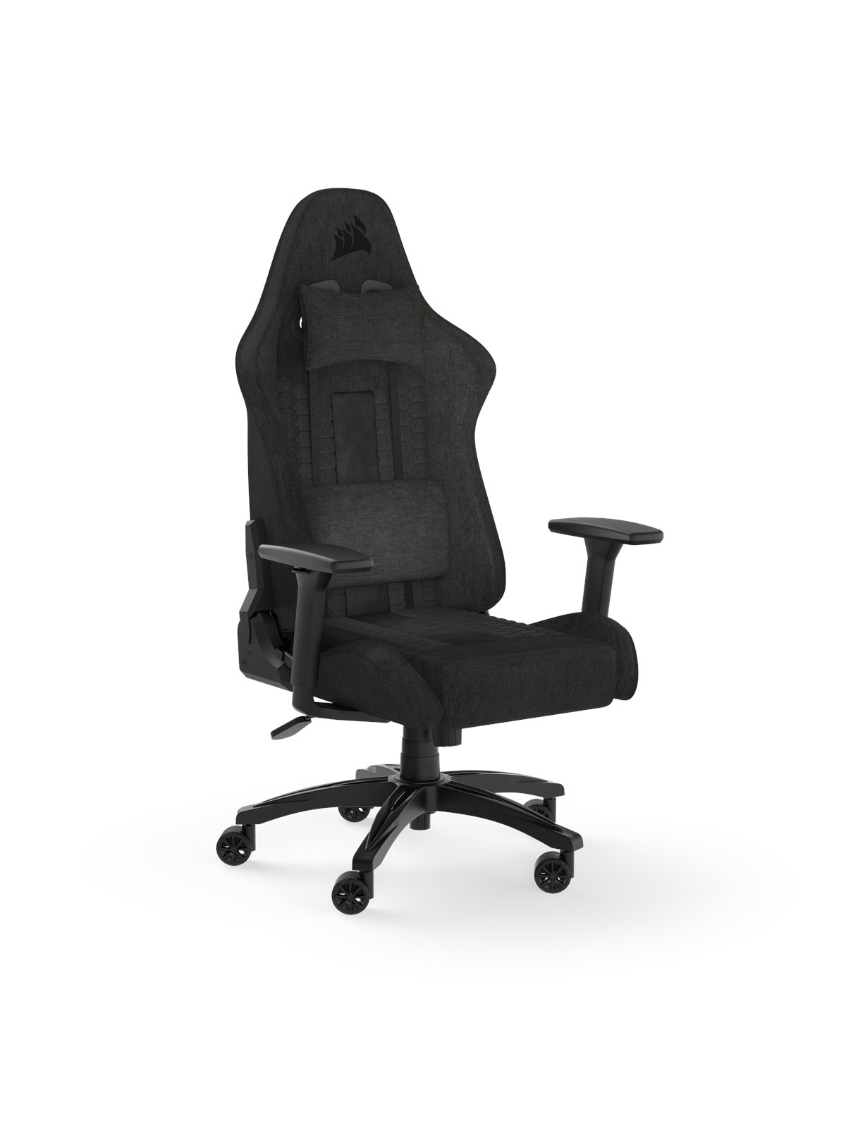 Corsair TC100 Relaxed Fabric Gamer Stol - Sort - Stof - Op til 120 kg, Gamerstol