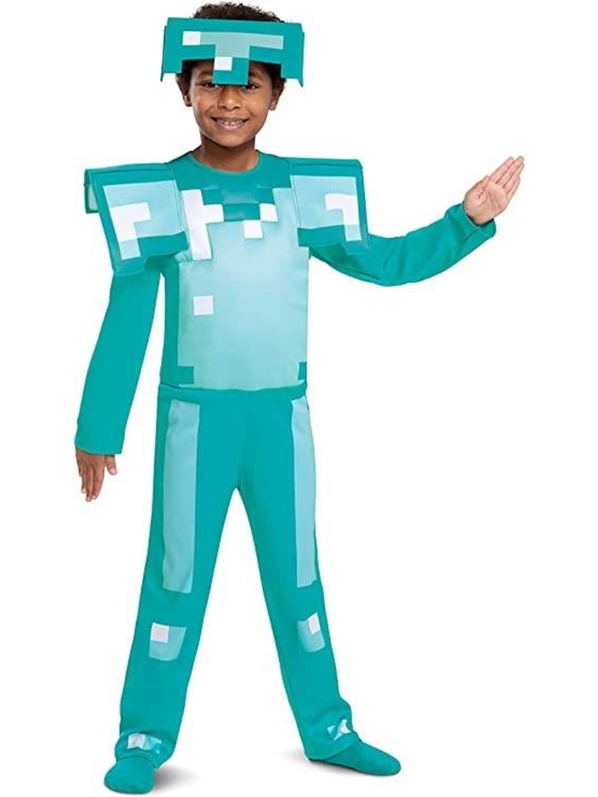 Jakks Disguise - Minecraft Costume - Diamond Armor (116 cm), Kostume