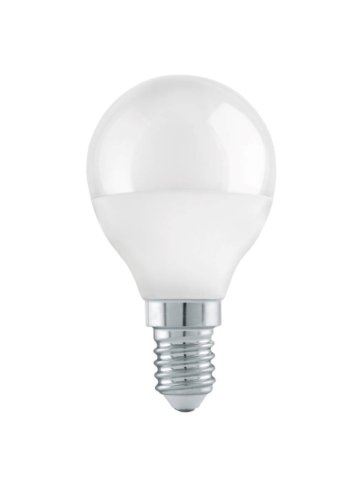 EGLO LED pære P45 Krone 4,9W/830 470 lumen mat 3-trin dæmpbar E14, Lyskilde
