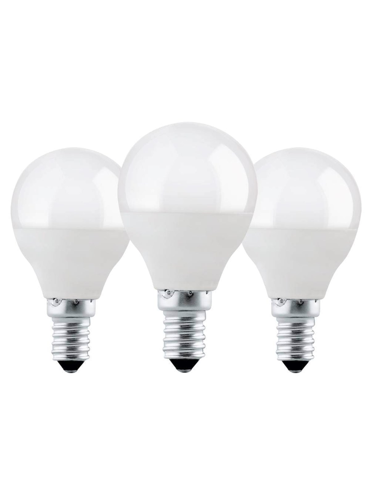 EGLO LED pære E14 P45 4,9W 470Lm 3000K Opal 3 Stk E14, Lyskilde