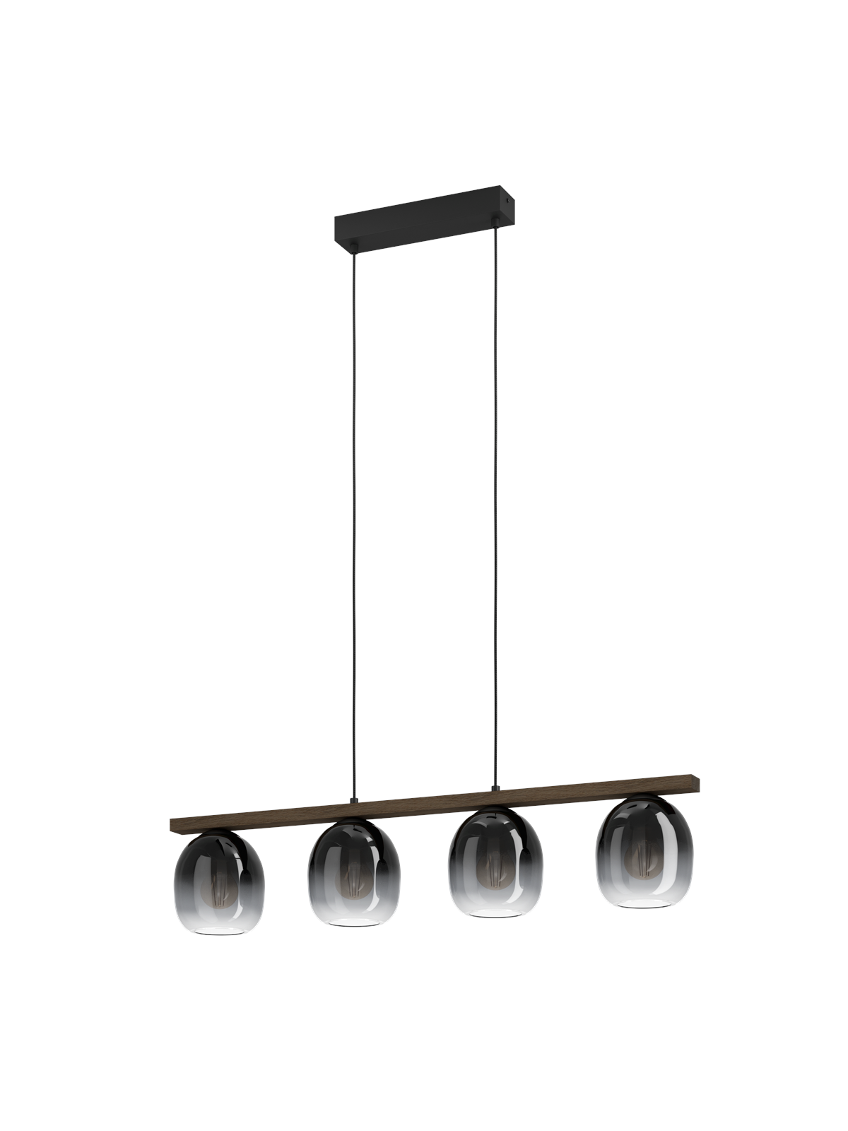 EGLO FILAGO langbordspendel, sort/brun, Lampe