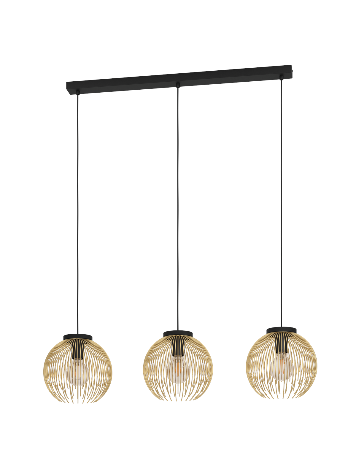 EGLO Venezuela Langbord 3Xe27 L935 Guld, Lampe