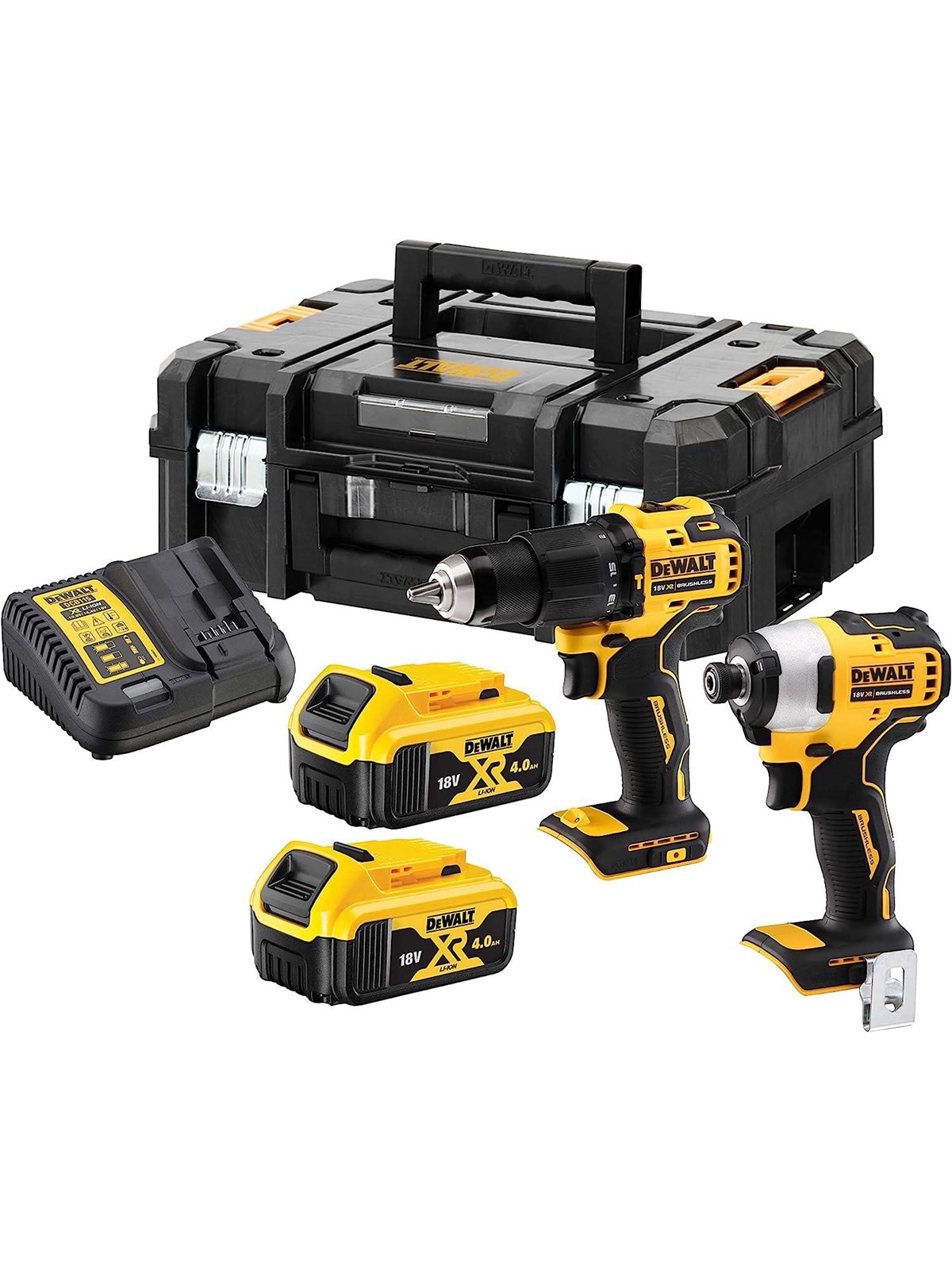Dewalt Combo 18V 2x4 0Ah tool kit DCK2062M2T DEWALT, Værktøj