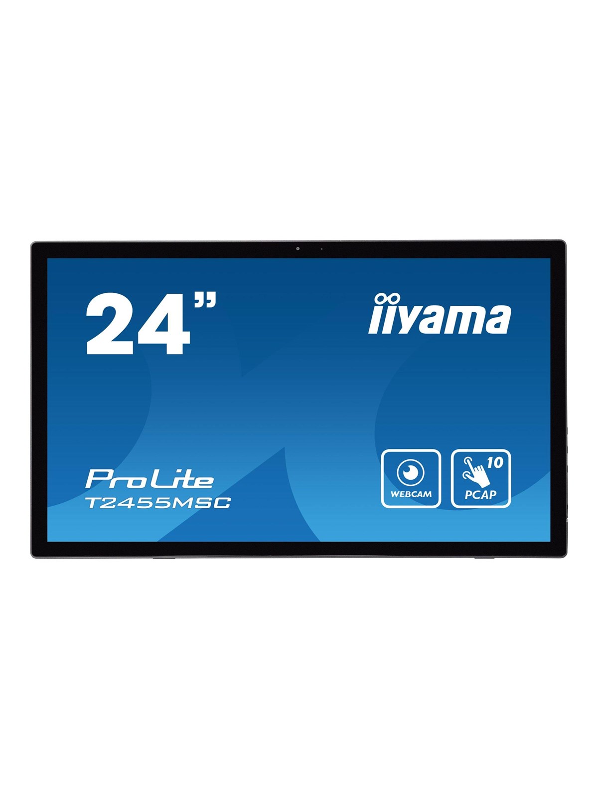 Touch Skærm24" iiyama ProLite T2455MSC - 1920x1080 (FHD) - IPS - Touchscreen, Computerskærm