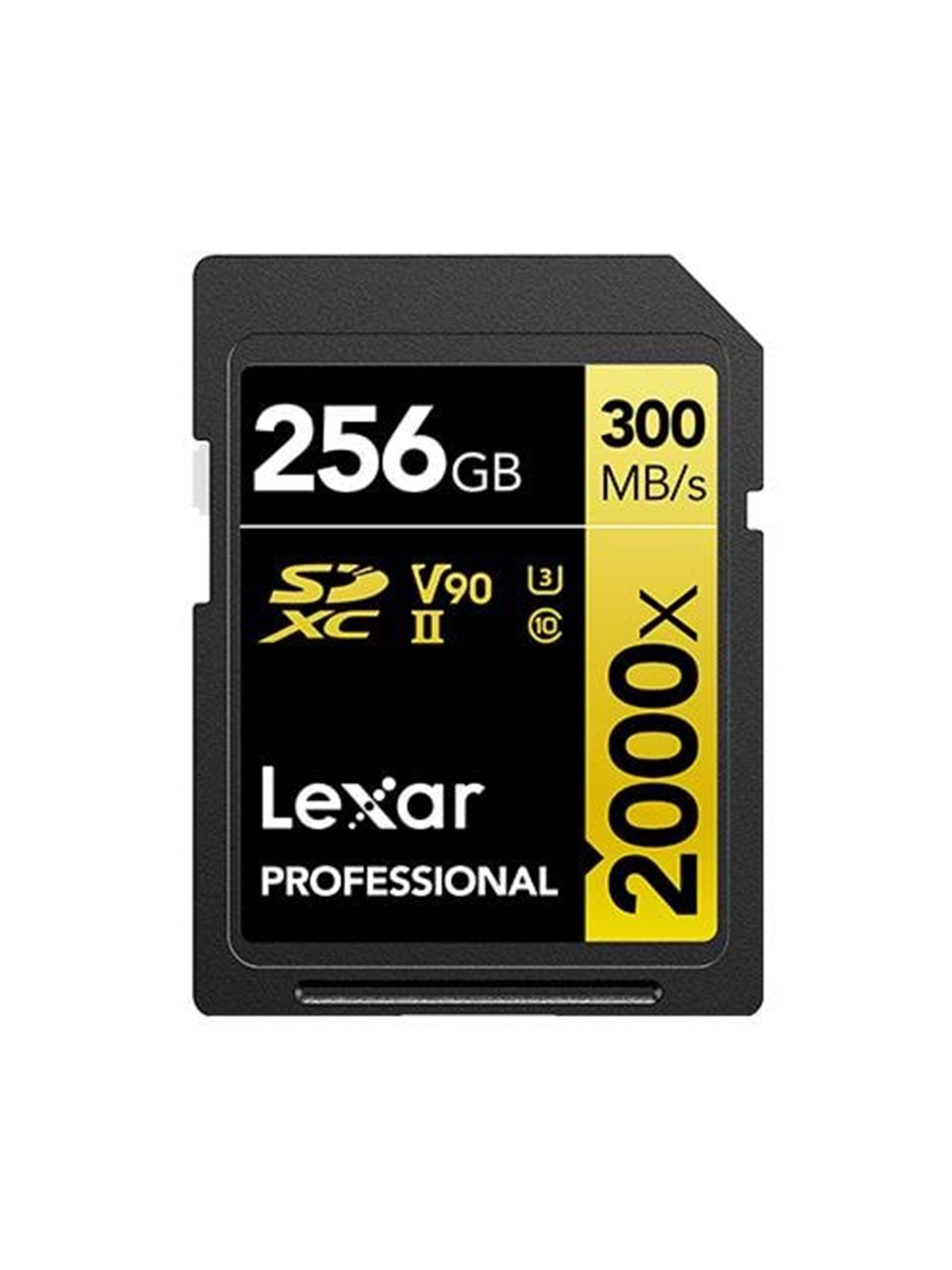 Lexar Professional Gold 2000x SD - 300MB/s - 256GB, Hukommelseskort