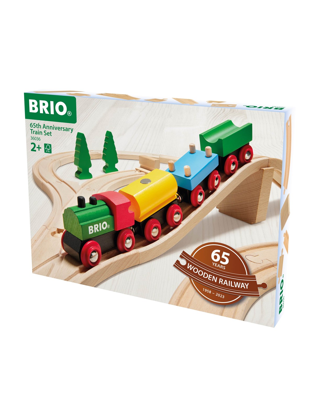 Brio 65 års jubilæumstogsæt, Brio Tog