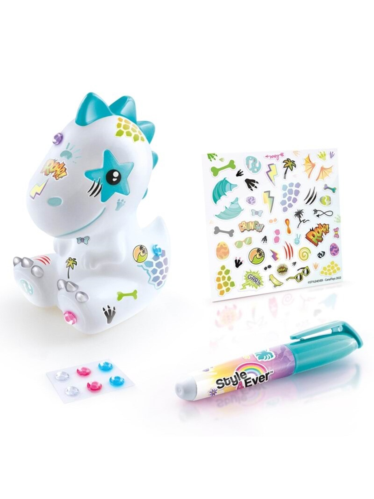 Style 4 Ever Deco Glow In The Dark Animal (Assorted), Smaa Gaver Til Boern