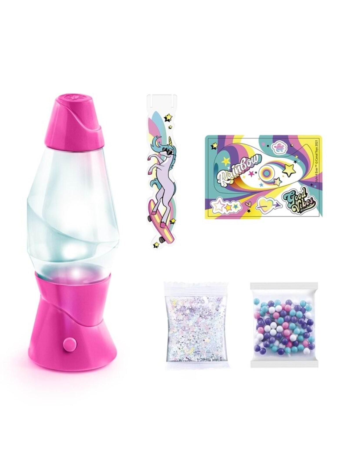 Style 4 Ever Mini Lava Lamp DIY (Assorted), Børnelampe