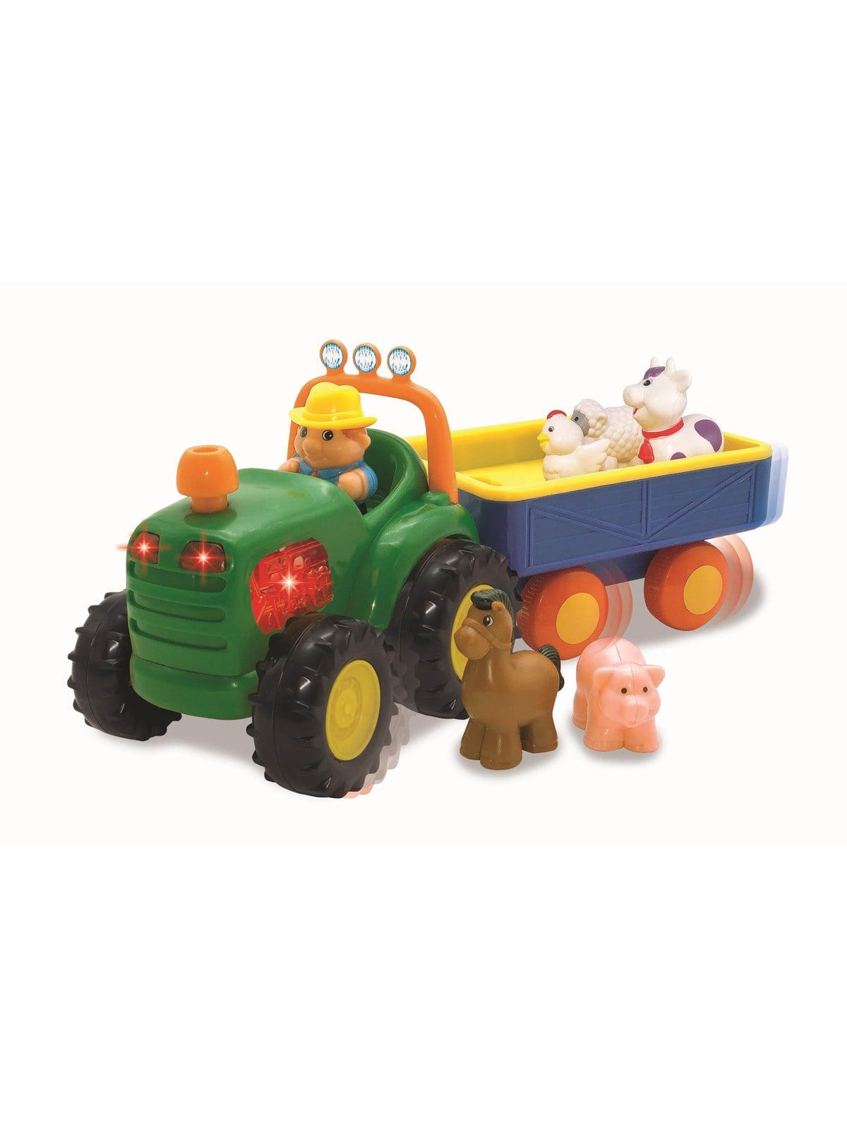 Happy Baby Traktor med Vogn og Dyr, Babylegetøj