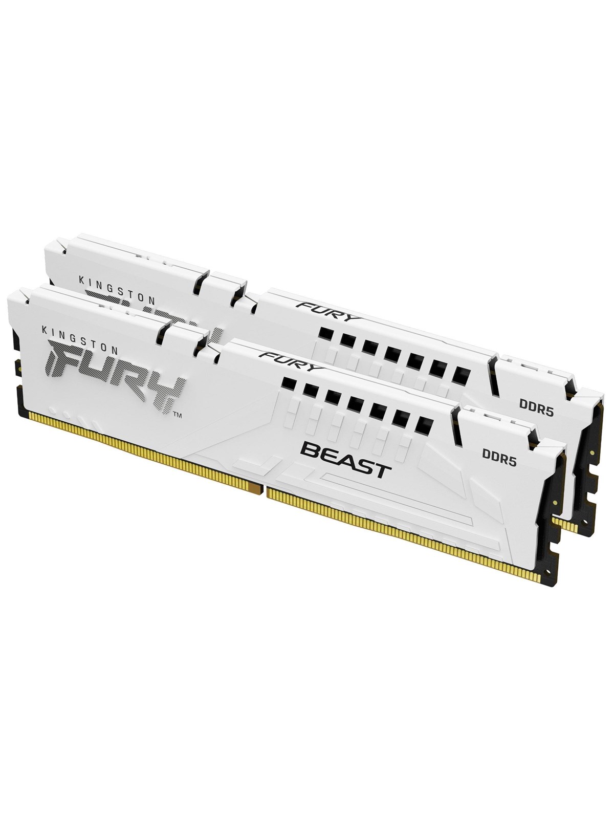 Kingston FURY Beast DDR5-6000 - 64GB - CL36 - Dual Channel (2 pcs) - AMD EXPO - Hvid