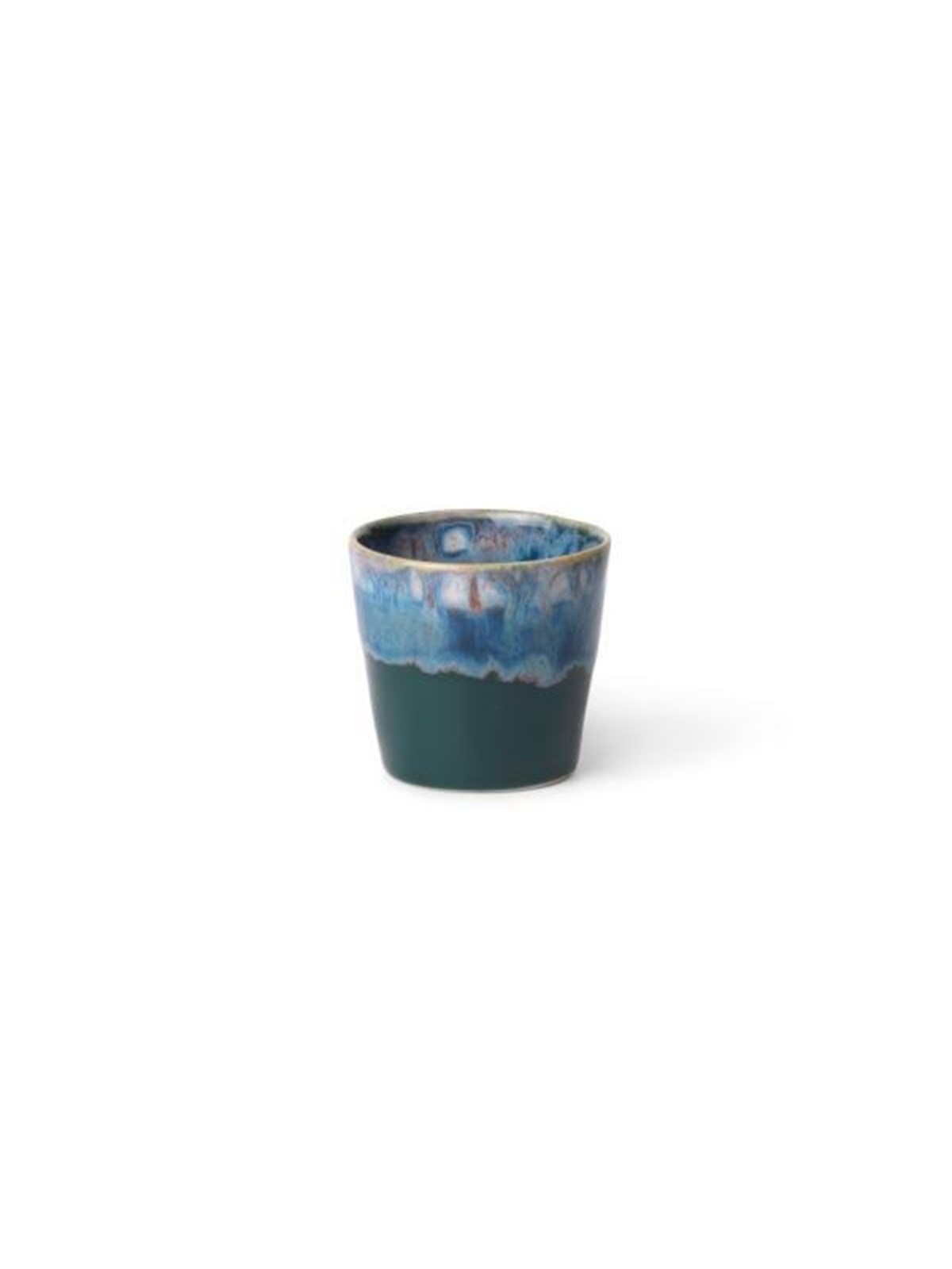 Costa Nova Espresso cup Gres 10 cl 6.5 x 6 cm Dark green Ceramic, Køkkentilbehør
