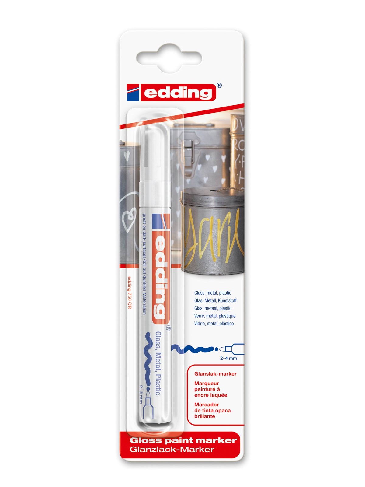 Edding e-750 paint marker hvid, Værktøj