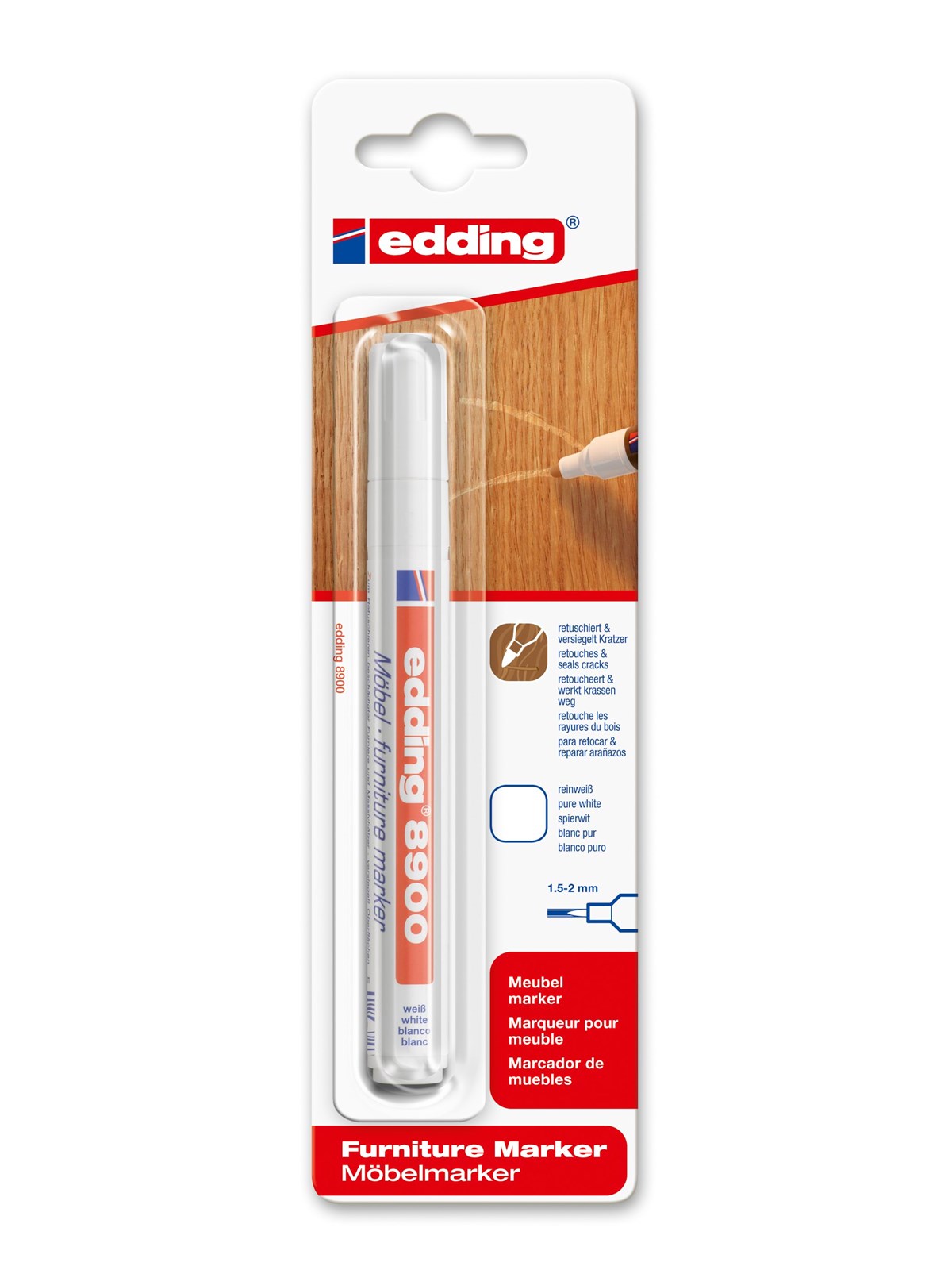 Edding e-8900 møbel marker hvid, Værktøj