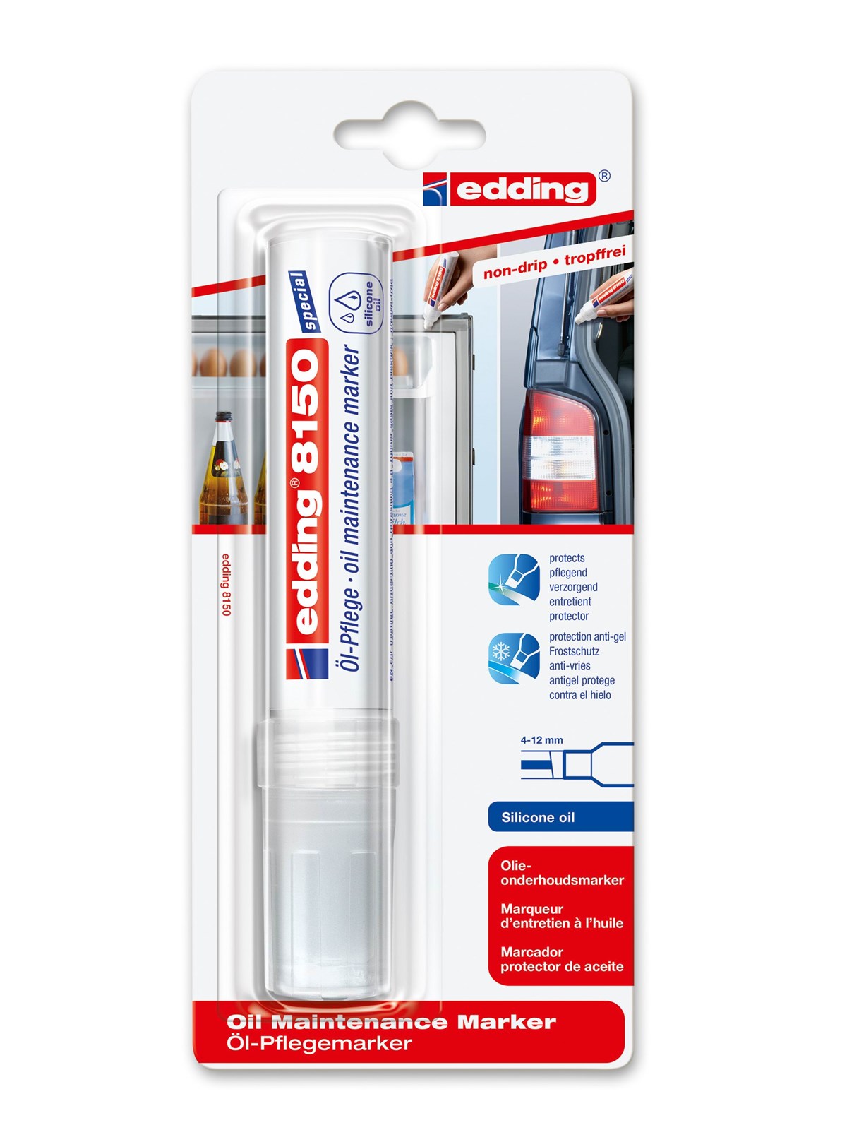 Edding e-8150 silicone reperations marker, Værktøj