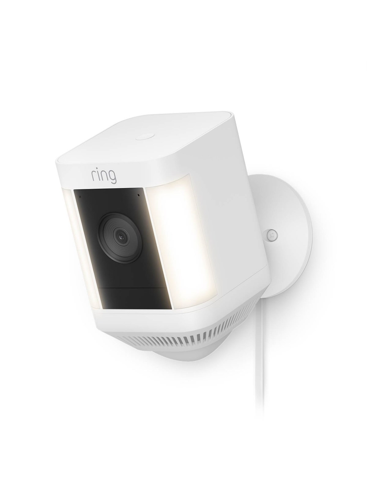 Ring Spotlight Cam Plus Plug-in White, Smart Home