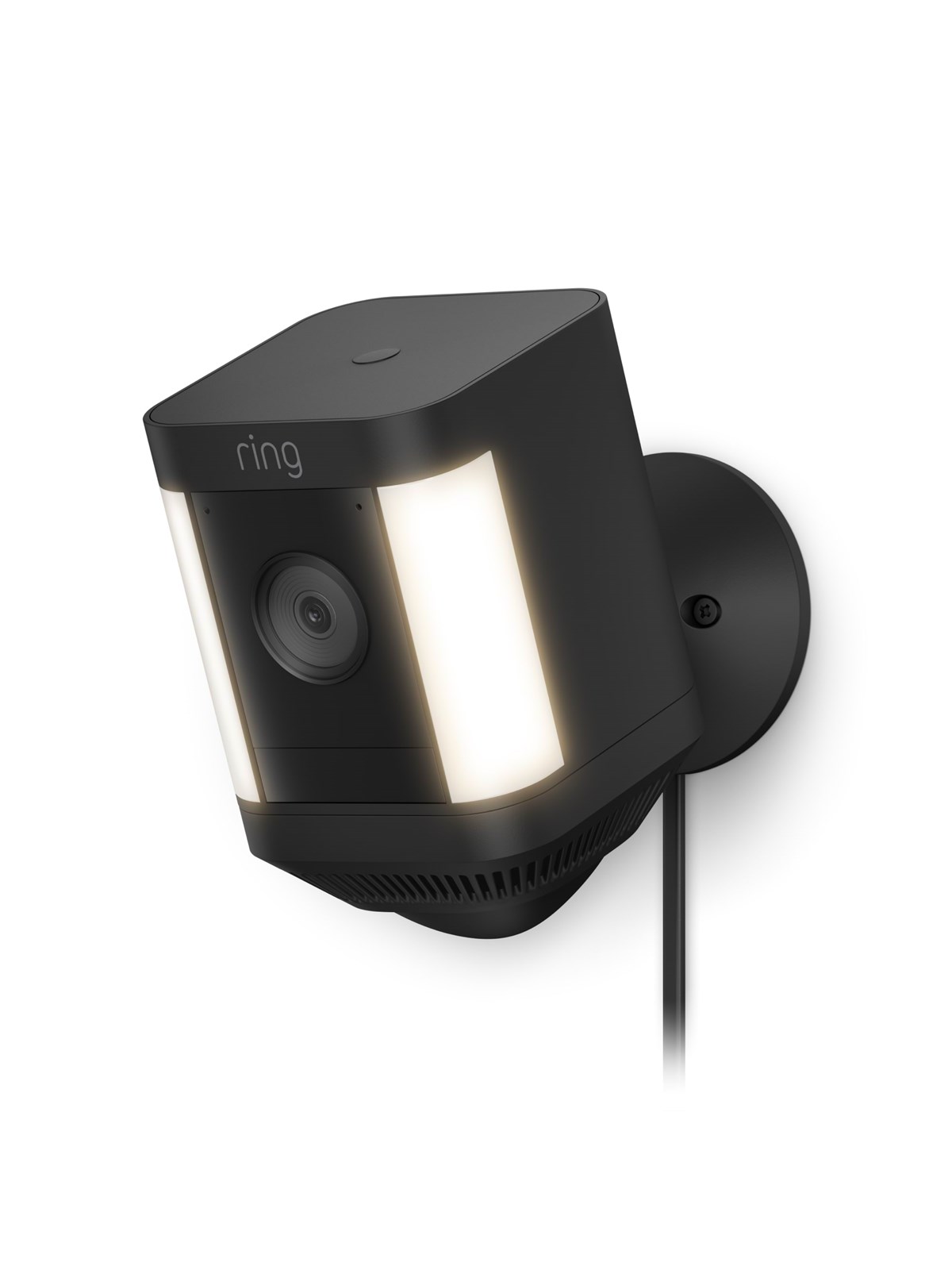 Ring Spotlight Cam Plus Plug-in Black, Smart Home