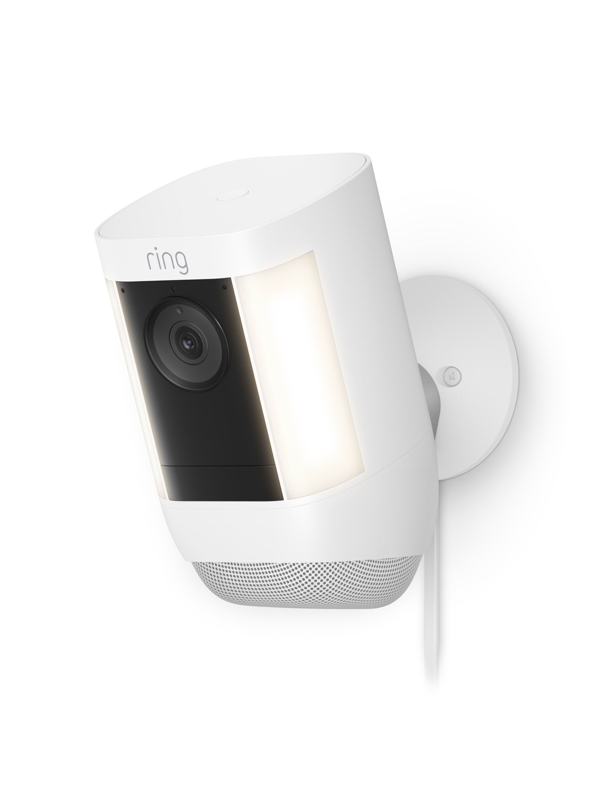 Ring Spotlight Cam Pro Plug-In White, Smart Home