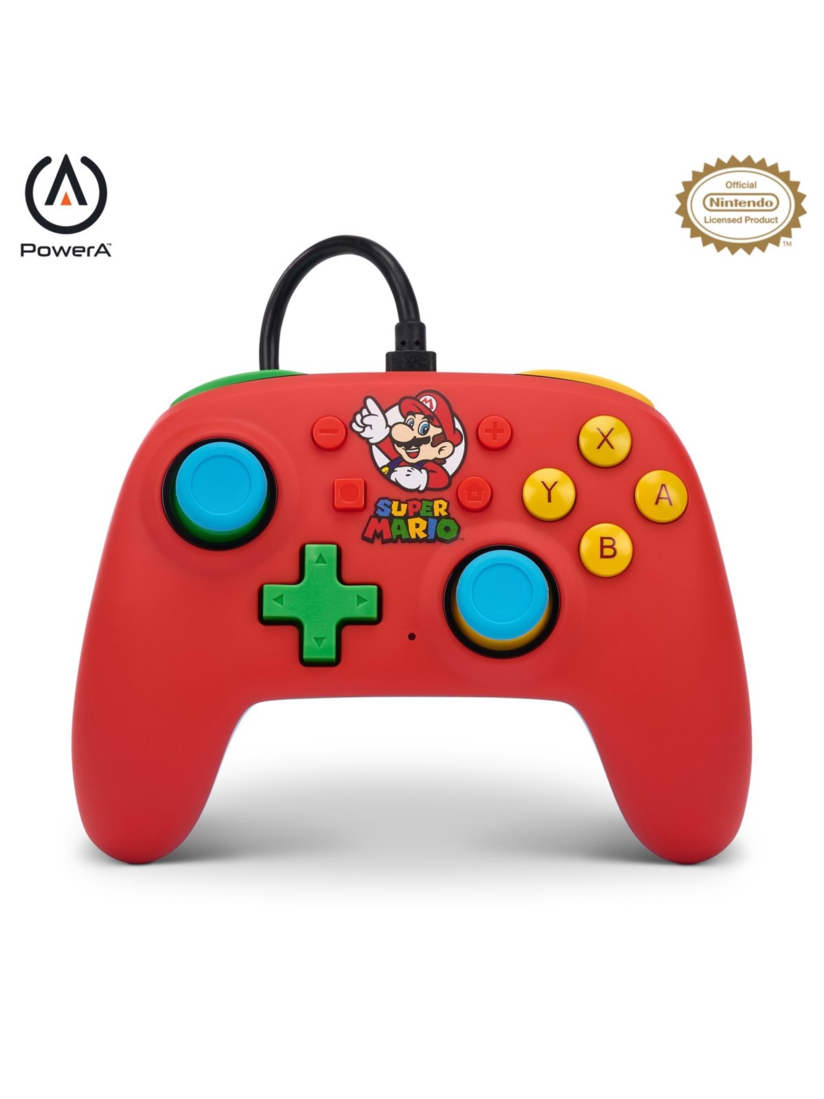 PowerA Nano kablet controller til Nintendo Switch - Mario Medley - Wired Controller - Nintendo Switch