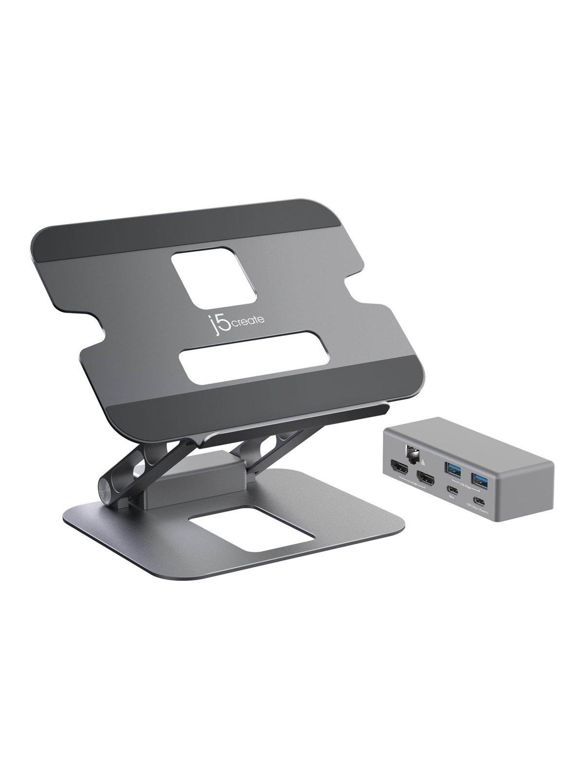 j5create Multi-Angle Dual HDMI Docking Stand (with Ethernet), Docking Station