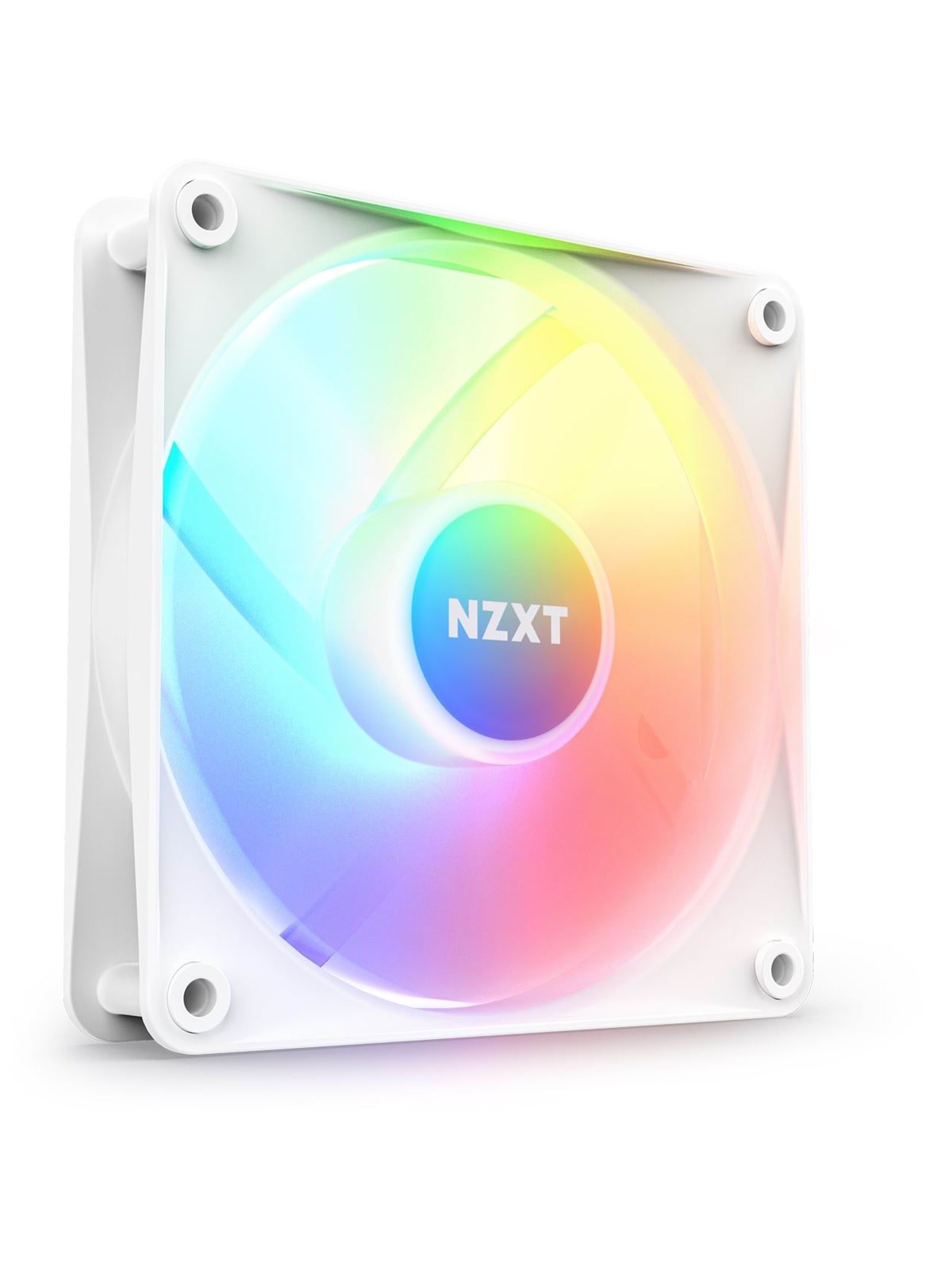 NZXT F120 RGB Core - White - Kabinet køler - 120mm - Hvid med RGB - 34 dBA