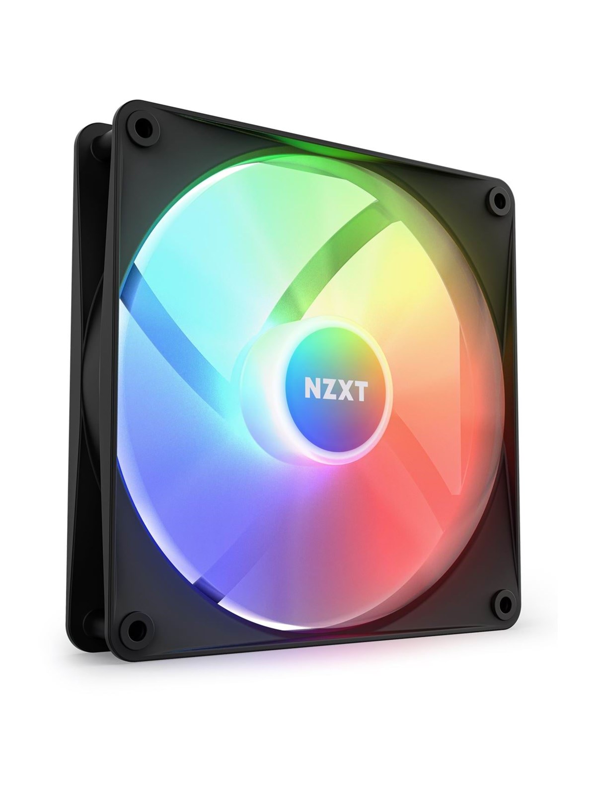 NZXT F140 RGB Core - Black - Kabinet køler - 140mm - Sort med RGB LED lys - 35 dBA