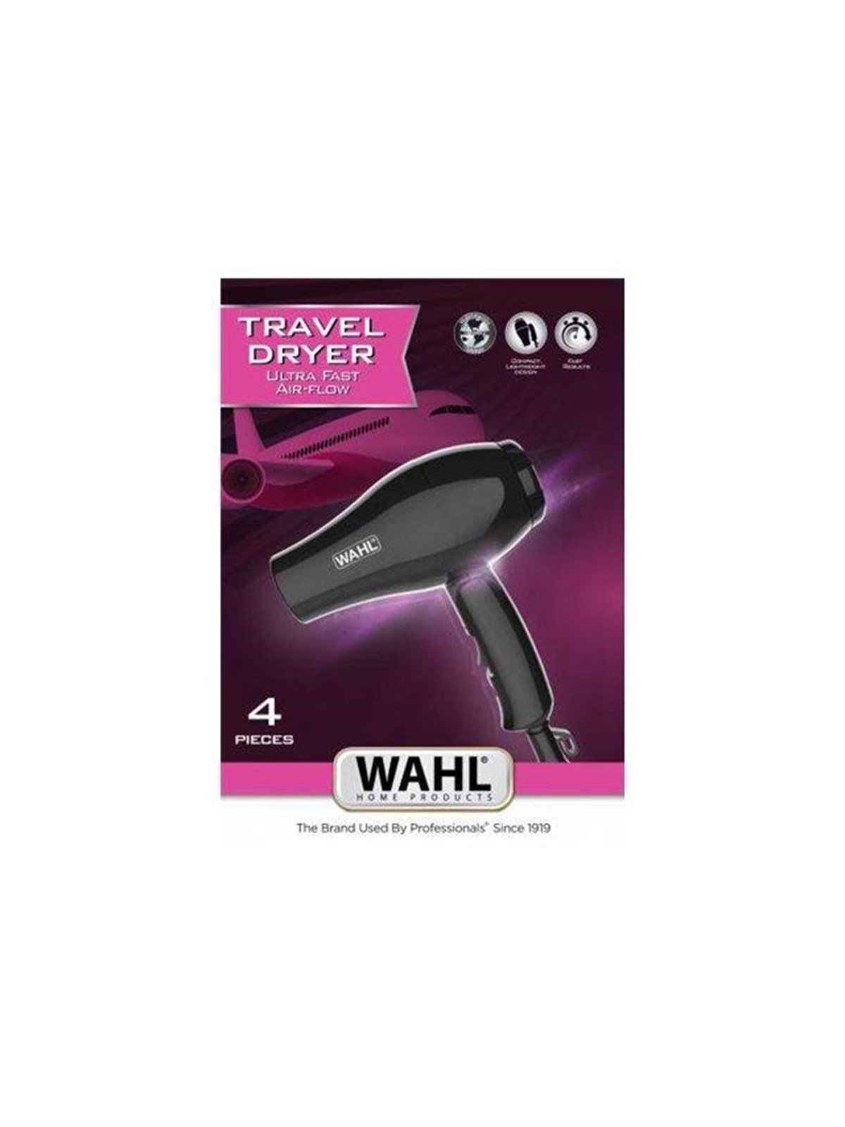 Wahl Hårtørrer 3402-0470 - hairdryer - 1000 W, Hørtørrer