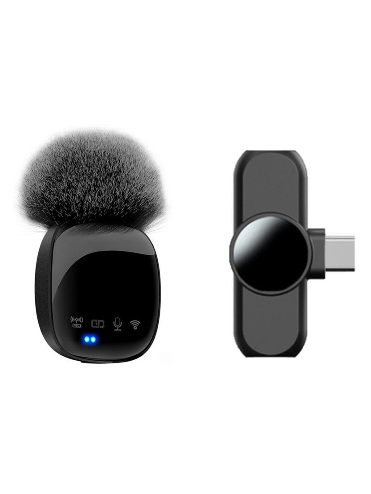 Lippa Wireless Wind Protected Microphone With USB-C Connector, Mobil Tilbehør