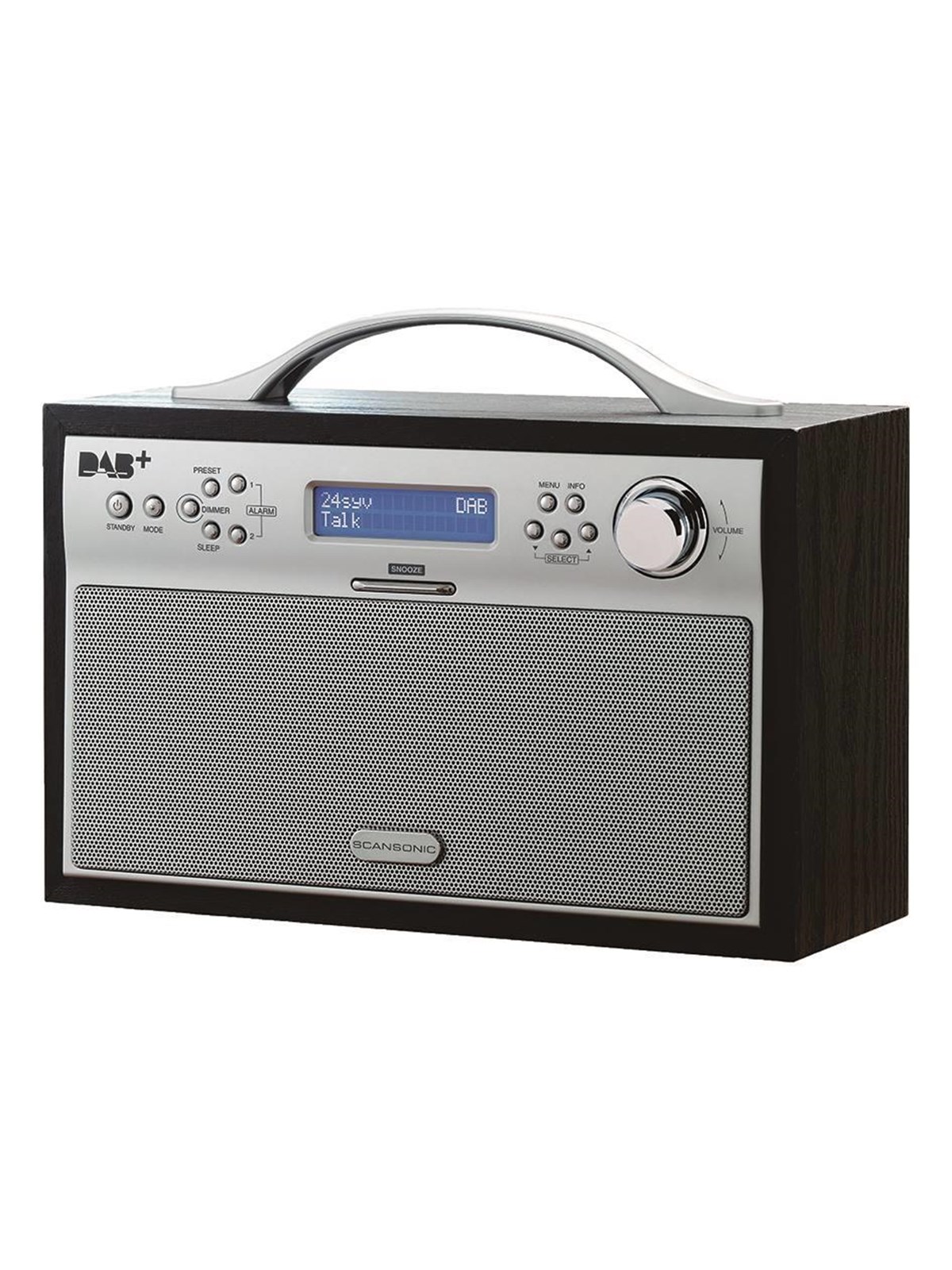 Scansonic DA88 DAB+ radio - SORT - DAB/DAB+/AM/FM - Sort, Radio