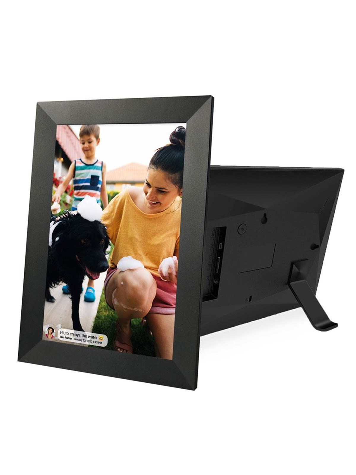 Lippa Frameo Digital Billedramme 10" - Sort, Digital Fotoramme