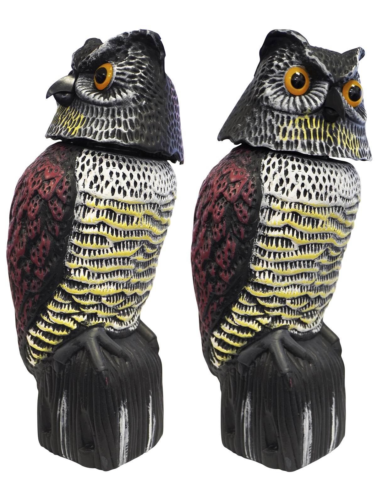 Green>it scarecrow owl with 360° rotating head (1pcs), Haveredskab