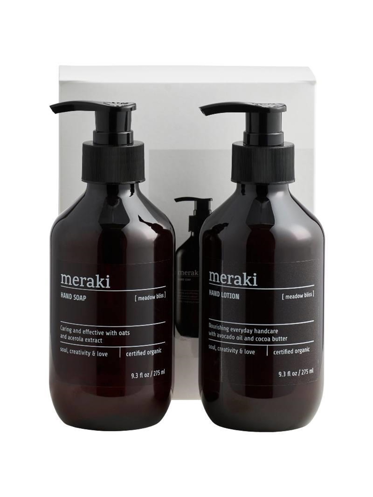 Meraki Meadow Bliss hand soap gift box, Gaveaesker