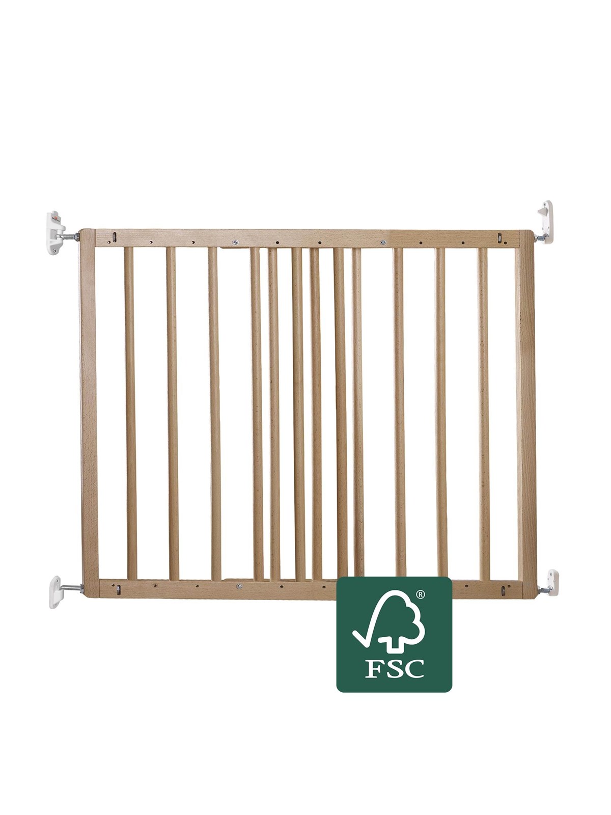 BabyDan Multidan sikkerhedsgitter, træ, 60,5-102 cm, Babyudstyr